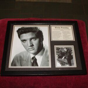Framed and Matted Vintage Pictures of Elvis Presley